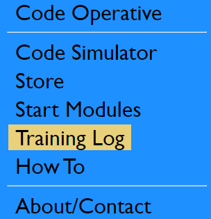 Click to go to training log Training_Log